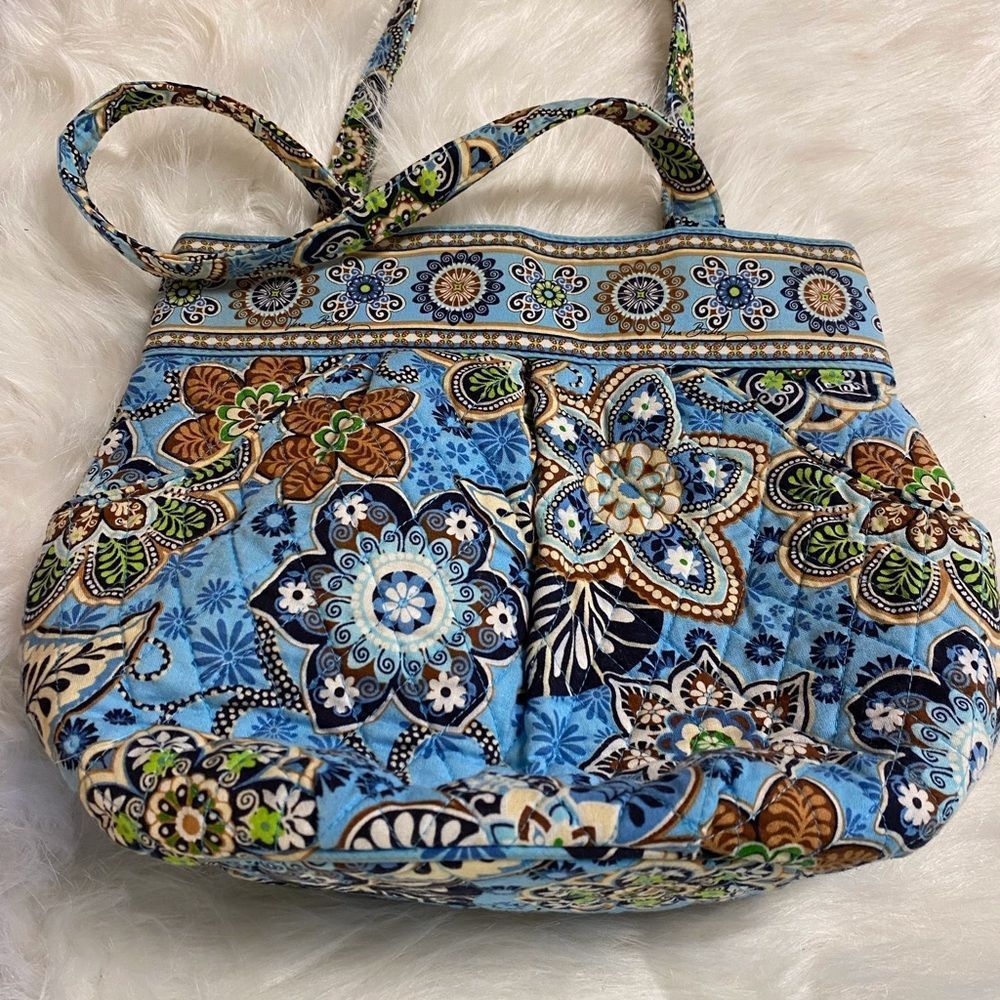 Vera Bradley Purse Bag Blue Like New